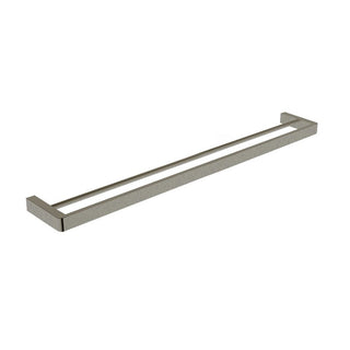 Argent Mondrian Neu 800 Double Towel Rail - Brushed Nickel - Cass Brothers