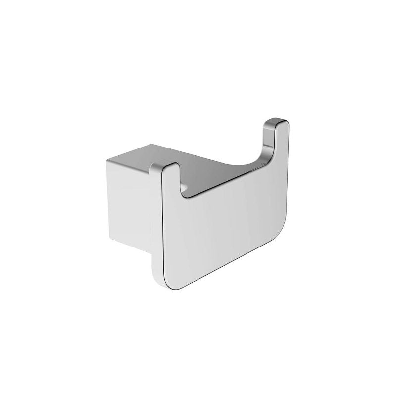 Argent Mondrian Neu Double Robe Hook - Chrome - Cass Brothers