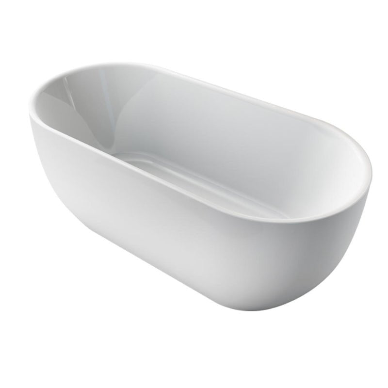 Argent Nova 1500 Oval Freestanding Bath Overflow - Gloss White - Cass Brothers