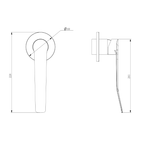 Argent Pace Comfort 200 Shower Mixer - Chrome - Cass Brothers