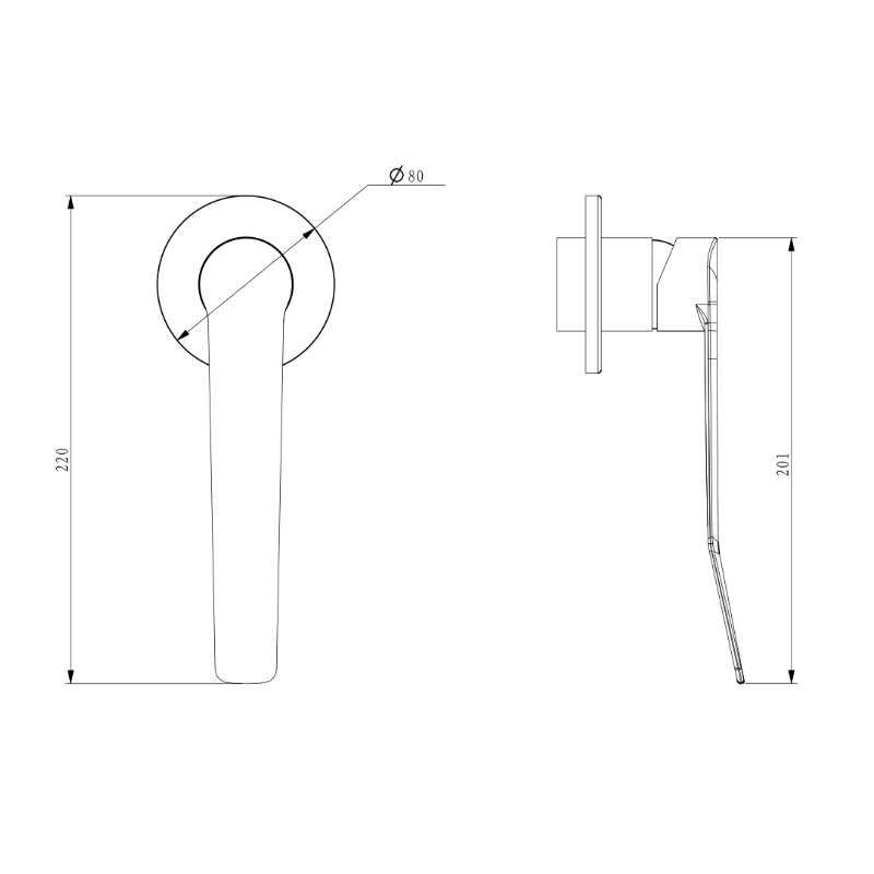 Argent Pace Comfort 200 Shower Mixer - Chrome - Cass Brothers