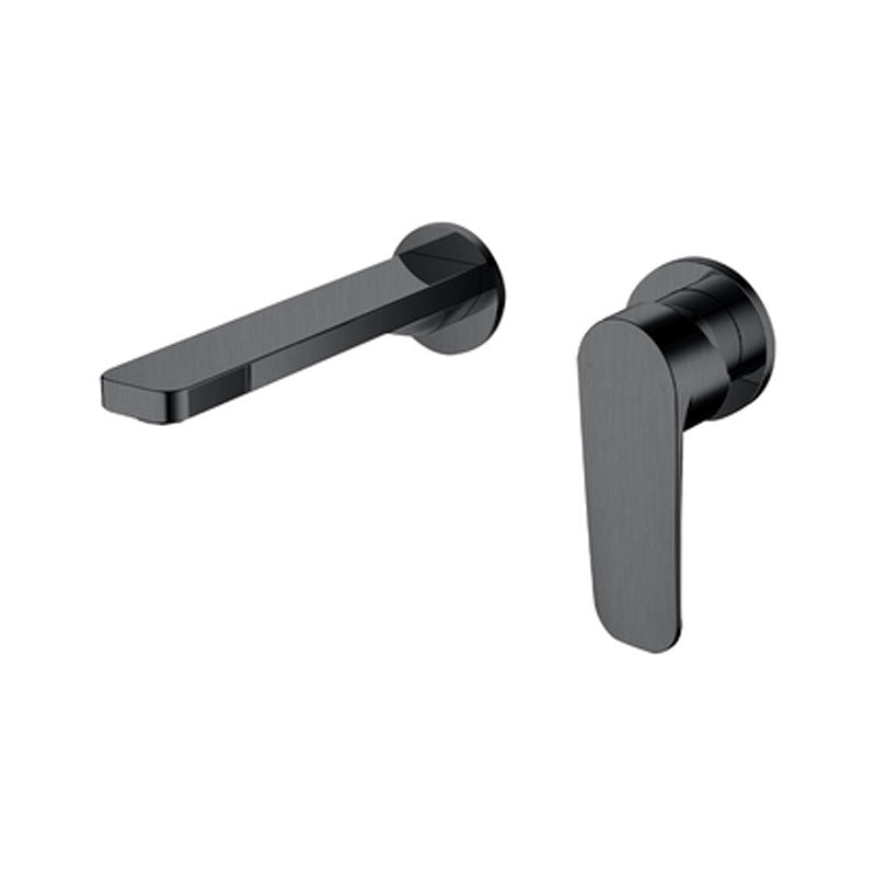 Argent Pace Wall Mounted Basin-Bath Mixer - Gun Metal - Cass Brothers