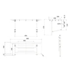 Argent PWD Shower Seat 960 x 400 - Cass Brothers