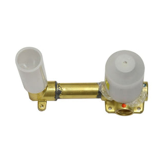 Argent Round Wall Mount Basin Mixer Body - Brushed Nickel - Cass Brothers