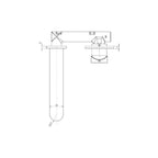 Argent Round Wall Mount Basin Mixer Body - Chrome - Cass Brothers