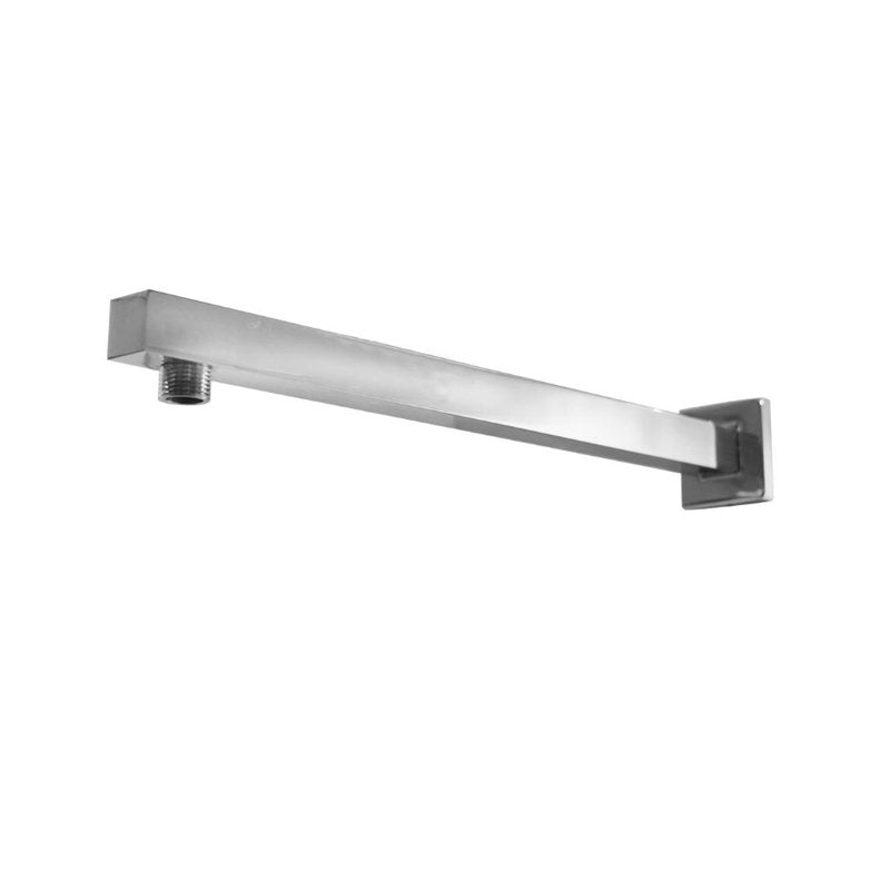 Argent Square Wall Arm with Square Flange 400mm - Chrome - Cass Brothers