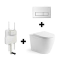 Argent Vista HygienicFlush Wall Faced S&P Trap Toilet Package - Cass Brothers