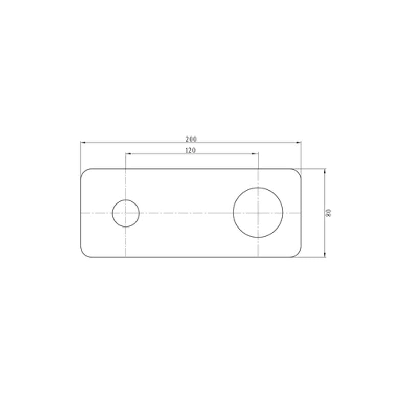 Argent Wall Mounted Basin & Bath Plate - Brushed Nickel - Cass Brothers