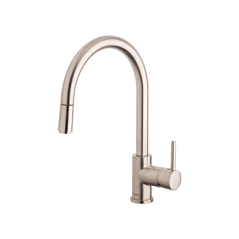 Armando Vicario Lucia Pull Out Mixer - Brushed Nickel - Cass Brothers