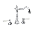 Armando Vicario Provincial 3 Piece Basin Set with Lever Handles - Chrome - Cass Brothers