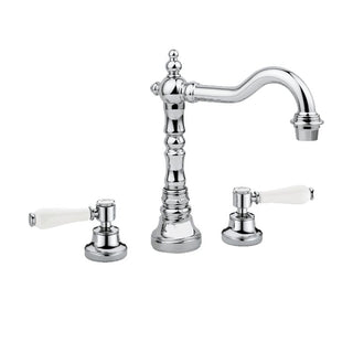 Armando Vicario Provincial 3 Piece Basin Set with Lever Handles - Chrome - Cass Brothers