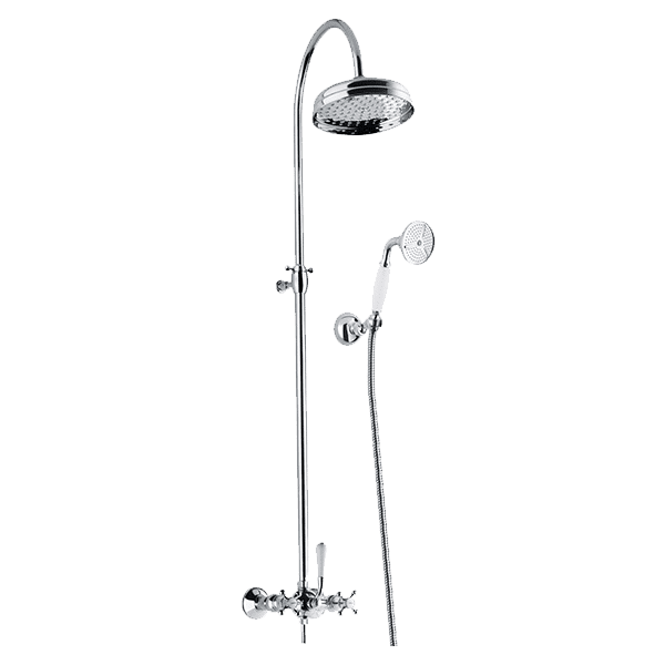 Armando Vicario Provincial Overhead Shower with Hand Shower - Chrome - Cass Brothers