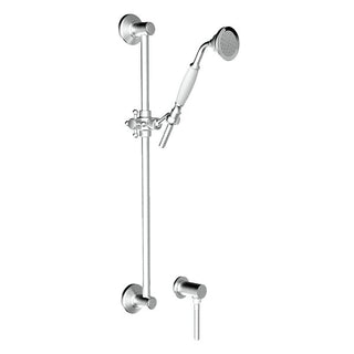 Armando Vicario Provincial Shower on Rail – Brushed Nickel - Cass Brothers