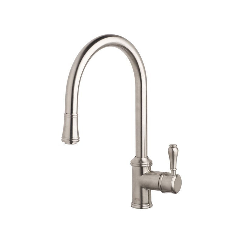 Armando Vicario Provincial Single Lever Kitchen Pull Out Mixer - Brushed Nickel - Cass Brothers