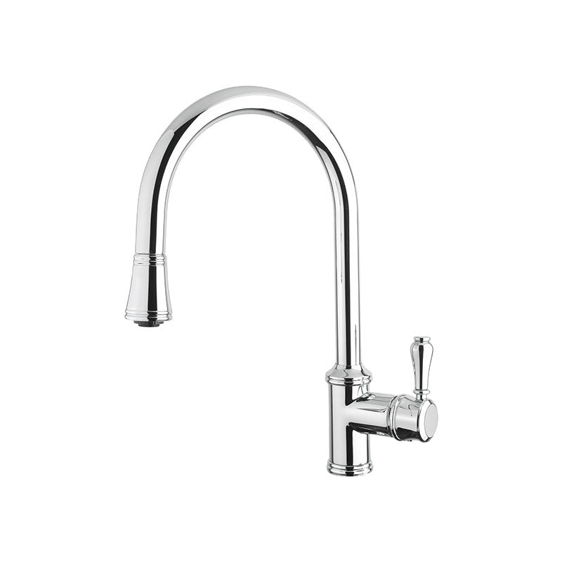Armando Vicario Provincial Single Lever Kitchen Pull Out Mixer - Chrome - Cass Brothers