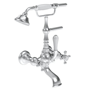 Armando Vicario Provincial Wall Mounted Bath Filler – Brushed Nickel - Cass Brothers