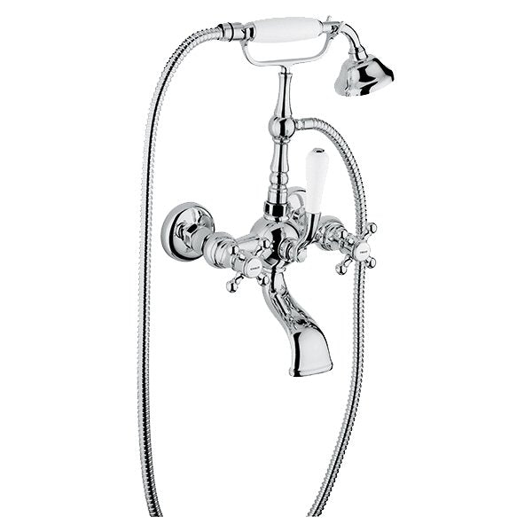 Armando Vicario Provincial Wall Mounted Bath Filler - Chrome - Cass Brothers