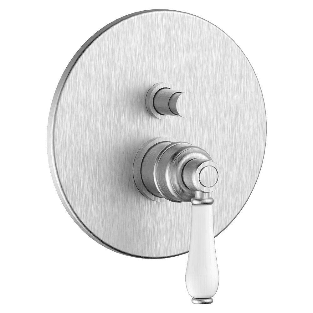 Armando Vicario Provincial Wall Mounted Divertor Mixer – Brushed Nickel - Cass Brothers