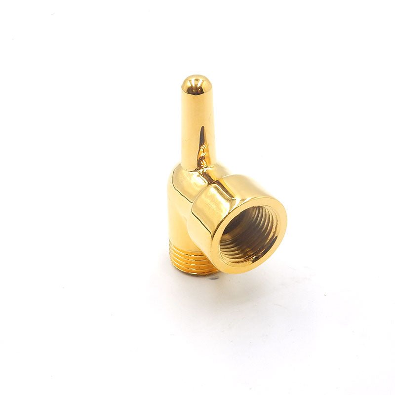 Auscan 90 Degree Elbow with Pin - Gold - Cass Brothers