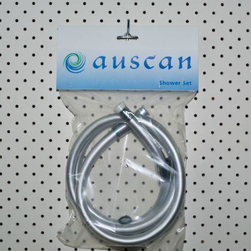 Auscan Silver Flex Shower Hose 1.5m - Matte Black - Cass Brothers