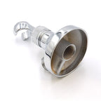 Auscan Wall Outlet & Bracket - Chrome - Cass Brothers