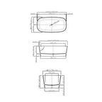 Dadoquartz - Ava 1500 Bathtub - Spec