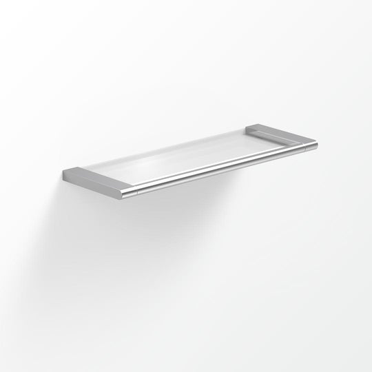 Avenir Artizen Glass Shelf 35cm - Chrome - Cass Brothers