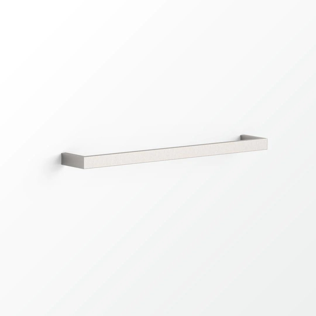 Avenir Cubo 650mm Heated Towel Rail - Brushed Stainless Steel - Cass Brothers
