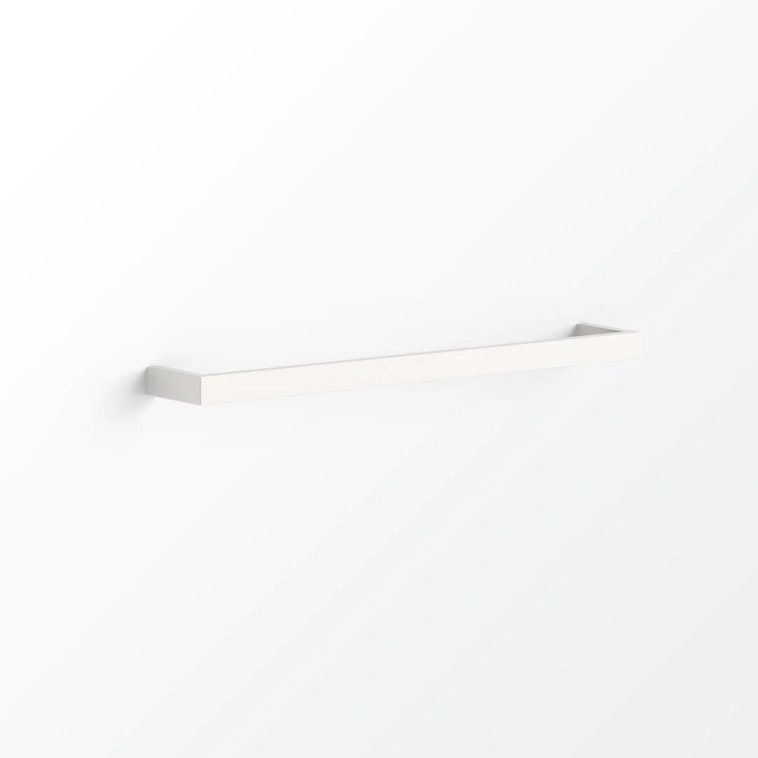 Avenir Cubo 650mm Heated Towel Rail - Matte White - Cass Brothers