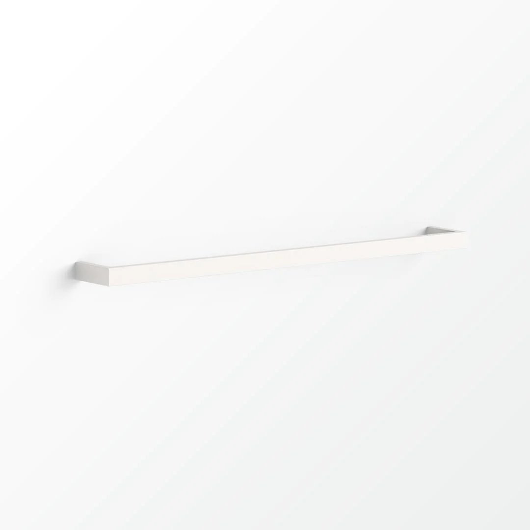 Avenir Cubo 850mm Heated Towel Rail - Matte White - Cass Brothers