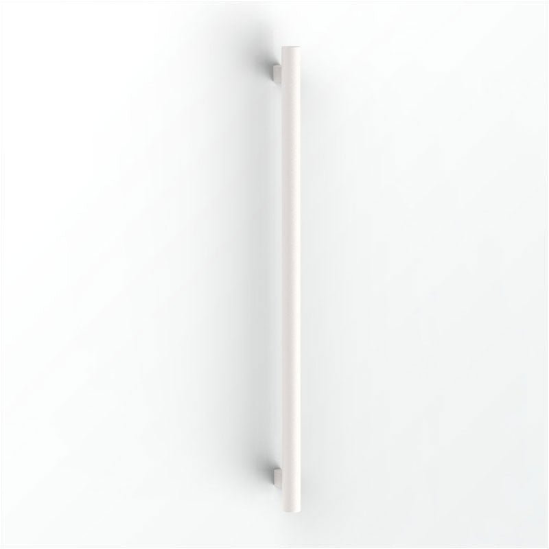 Avenir Grab Vertical Heated Rail - 90cm - Matte White - Cass Brothers