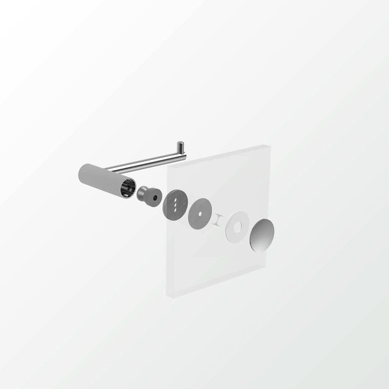 Avenir Minus Glass Mounting Kit - Chrome - Cass Brothers