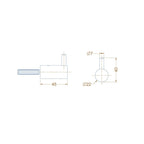 Avenir Universal Minus Robe Hook - Cass Brothers