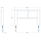 Specifications for 650mm