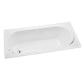 Decina Bambino 1650mm Acrylic Built In Bath - Gloss White - BA1650W