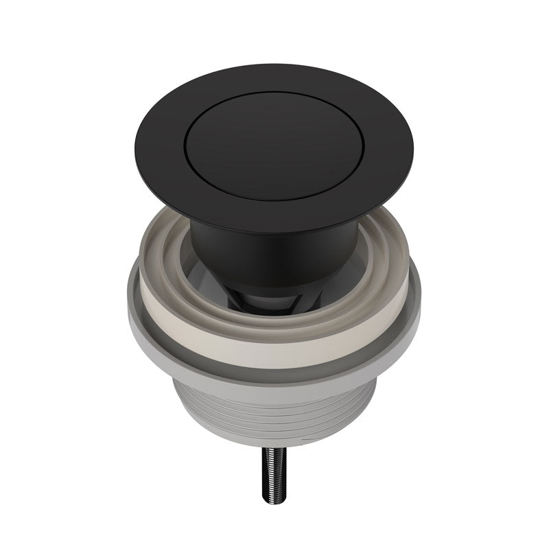 Clark Basin Pop Up Plug and Waste Matte Black