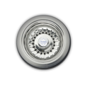 Shaws 3.5" Basket Strainer - Chrome