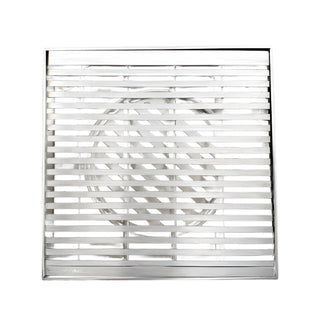 Bespoke 120 x 120mm Single Heelguard Waste - Stainless Steel