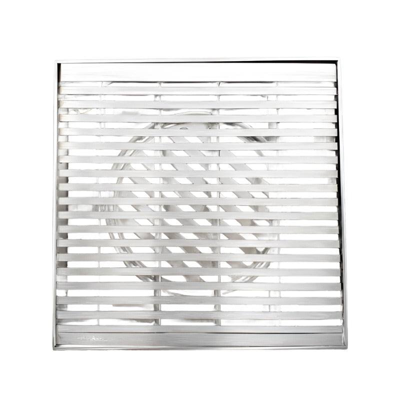 Bespoke 120 x 120mm Single Heelguard Waste - Stainless Steel