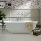 Turner Hastings Blanche 162 TitanCast Bath - Satin Silk White Lifestyle