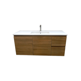 Marquis The Marq 1200 Wall Hung Vanity - Prime Oak Cabinet