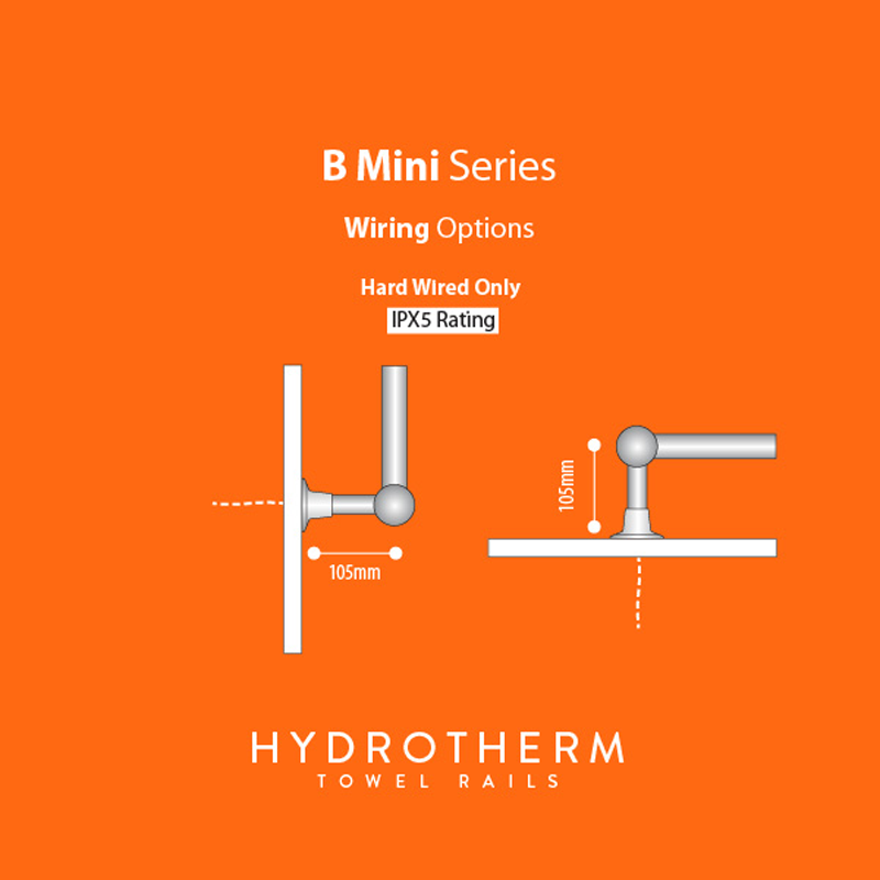Hydrotherm B-Series Mini 600 Heated Towel Rail