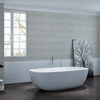 Pietra Bianca Bora 1800mm Freestanding Bath - White Matte - PBS1081-WM
