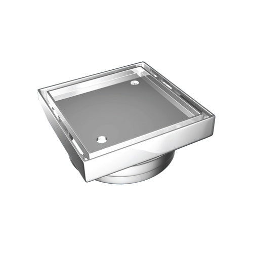 Bounty Brassware Bermuda Standard Square Floor Waste