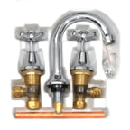 Brasshards Ezy Clean Basin Set - Chrome - 7TA054CL