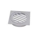 Brasshards 100mm Square Brass Floor Grate - PVC