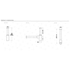 Brodware Bottle Trap with 32mm-40mm PVC Adaptor Chrome Specification