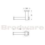 Brodware City Plus Toilet Roll Holder Specification
