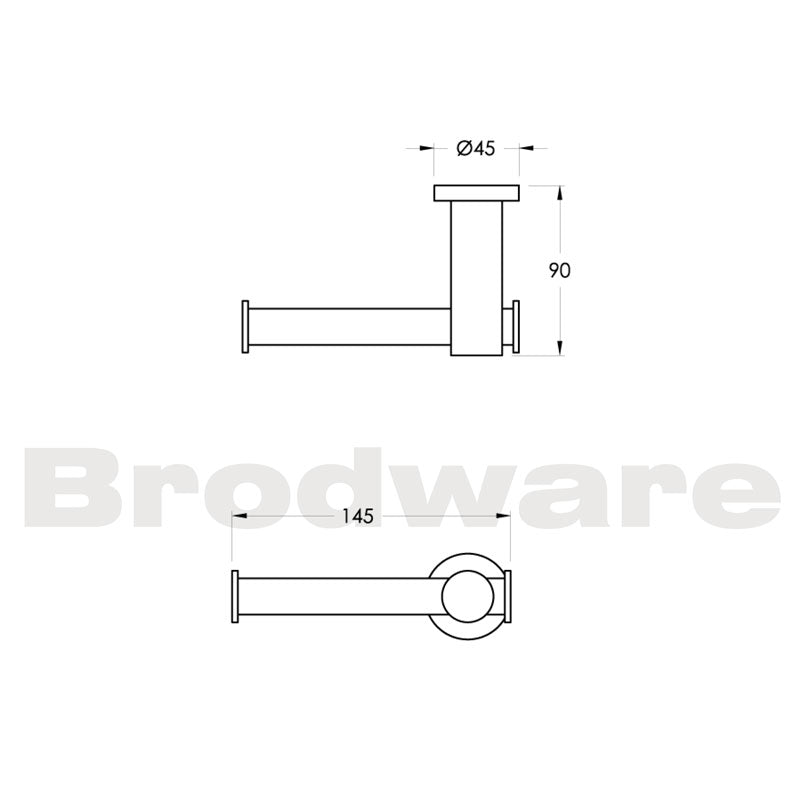 Brodware City Plus Toilet Roll Holder Specification
