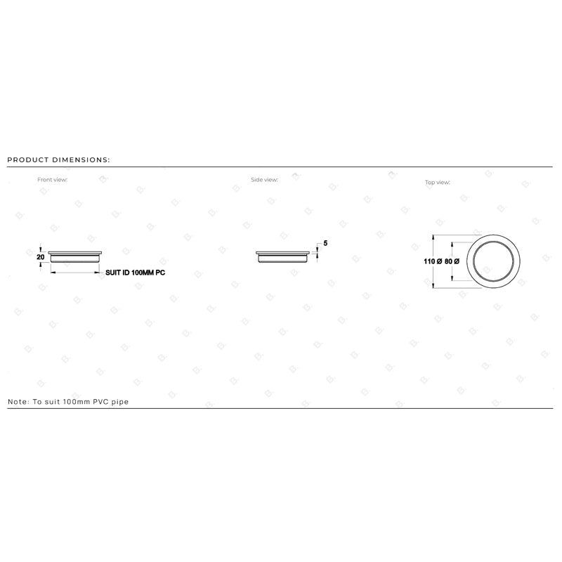 Brodware Floor Waste Specification